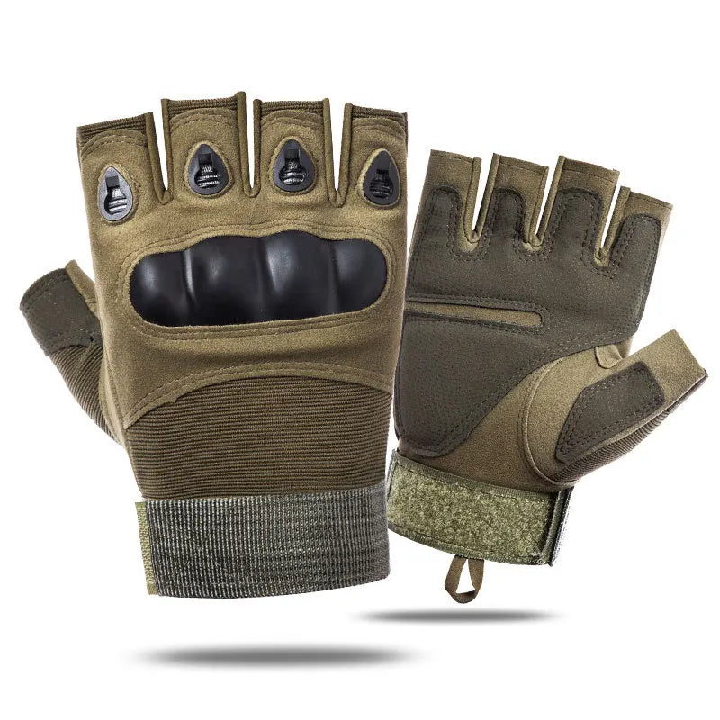 Touch Screen Tactical Motorcycle Gloves With Hard Knuckle Protection - Smarsty