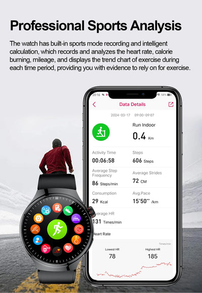 2025 Smart Health Watch with Blood Oxygen and ECG - Smarsty