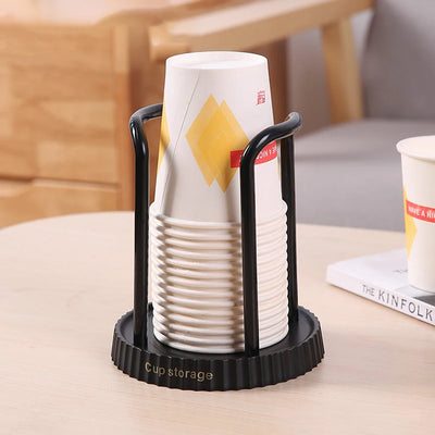 Household Disposable Paper Cup Holder, Desktop Paper Cup Storage Rack, Suitable For Living Room, Dining Room And Other Cup Taker by Smarsty
