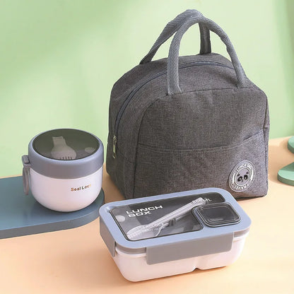 Insulated Lunch Box Bag Portable Thickened For Students - Smarsty
