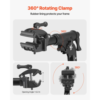 SucceBuy Bike Repair Stand 66/85/88/110lb Heavy-duty Bicycle Work Stand Foldable Bicycle Maintenance Rack for Mountain&Road Bike - Smarsty