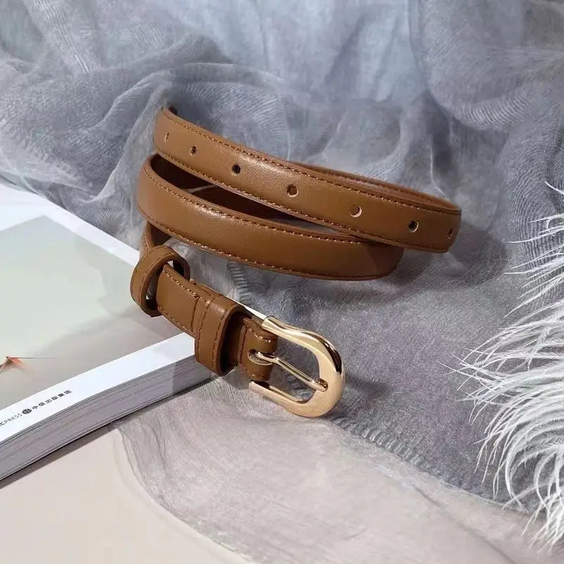Brown Summer Belt with Western Style and Versatile Design - Smarsty