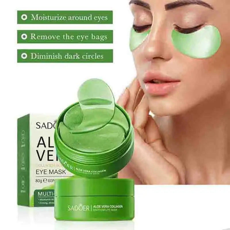 Aloe Vera Collagen Eye Masks for Dark Circles - Smarsty