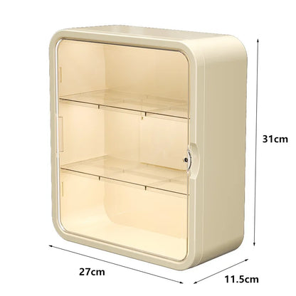Wall hanging no punching family installation standing medical cabinet drug toy storage rack multi-layer storage box by Smarsty