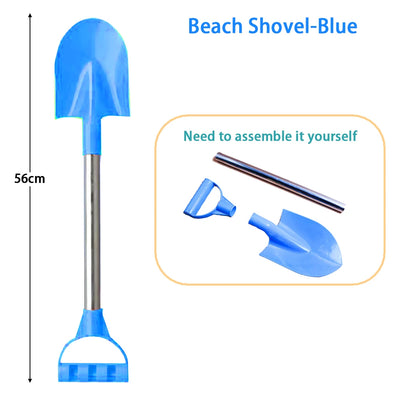 Children Beach Shovel 56cm Stainless Steel Pointed Shovel Toy Sand Snow Thickened Play House Beach Shovel Outdoor Toys Kids Gift by Smarsty