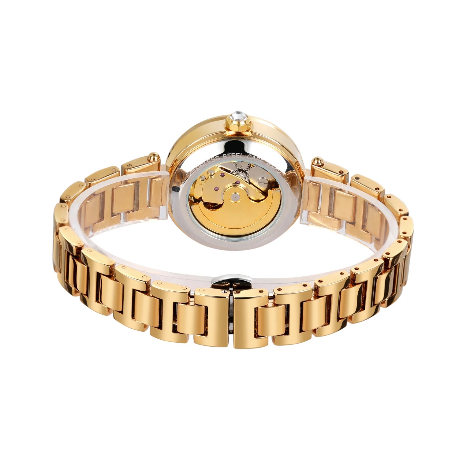 Forsining Women's Skeleton Watch with Luminous Hands - Smarsty
