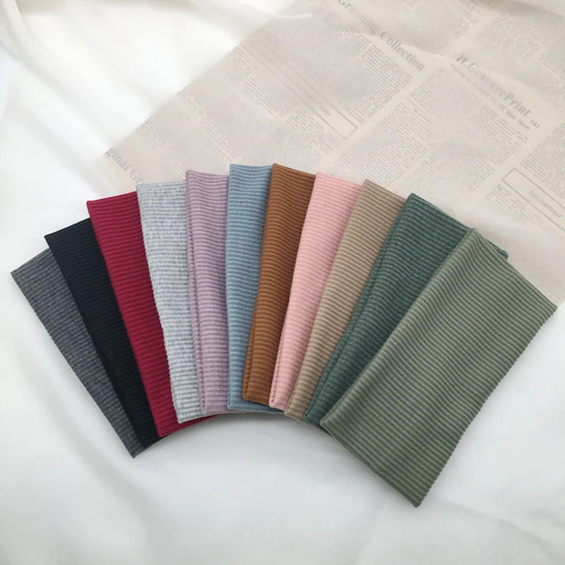 Soft Cotton Knitted Headband For Women Sweat Absorbent - Smarsty