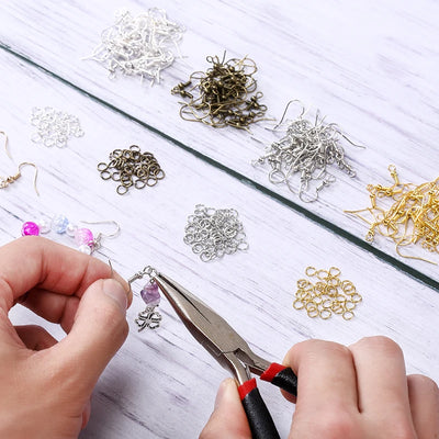300Pc Hypoallergenic Earring Hooks Kit With Clear Backs - Smarsty