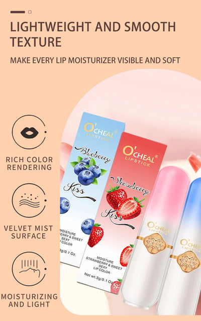 O'CHEAL Color Changing Lip Balm Moisturizing And Waterproof - Smarsty