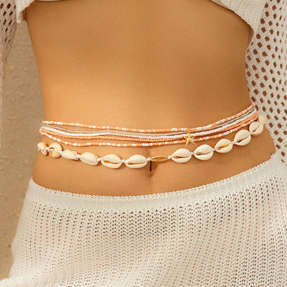 Boho Starfish Pendant Belly Chain for Women - Smarsty