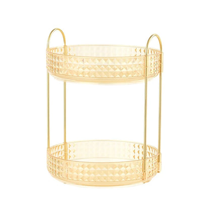 Multifunctional Lipstick Storage Box Rotating Drawer Makeup Box Transparent Desktop Skin Care Product Storage Rack by Smarsty