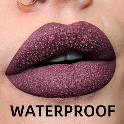 Matte Velvet Waterproof Lip Gloss With Hydrating Formula - Smarsty