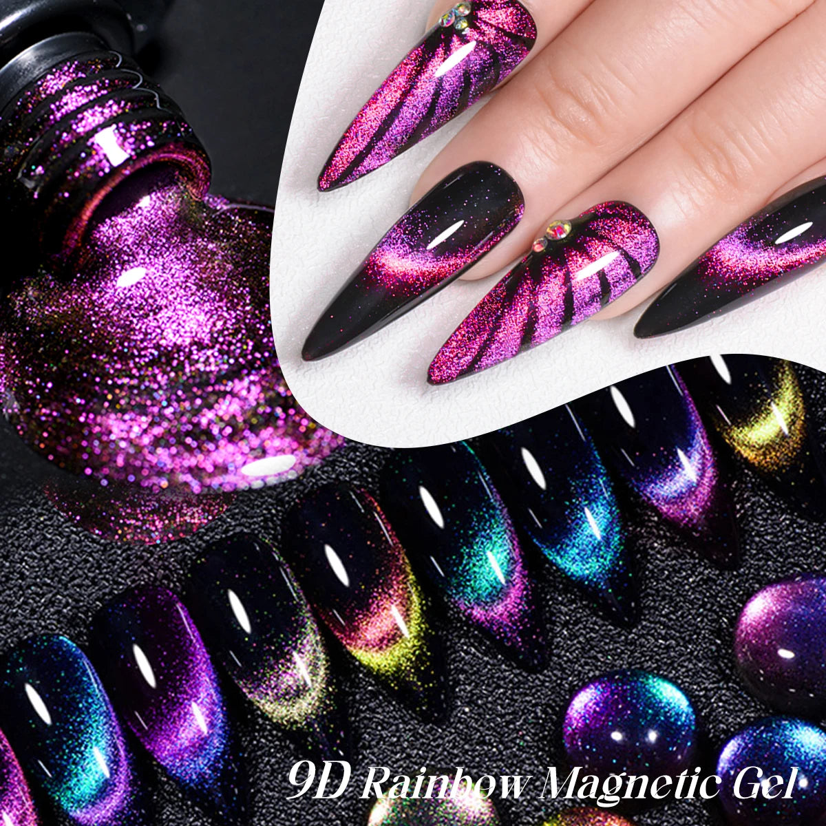 Magnetic Gel Nail Polish Kit for Stunning Nail Art - Smarsty
