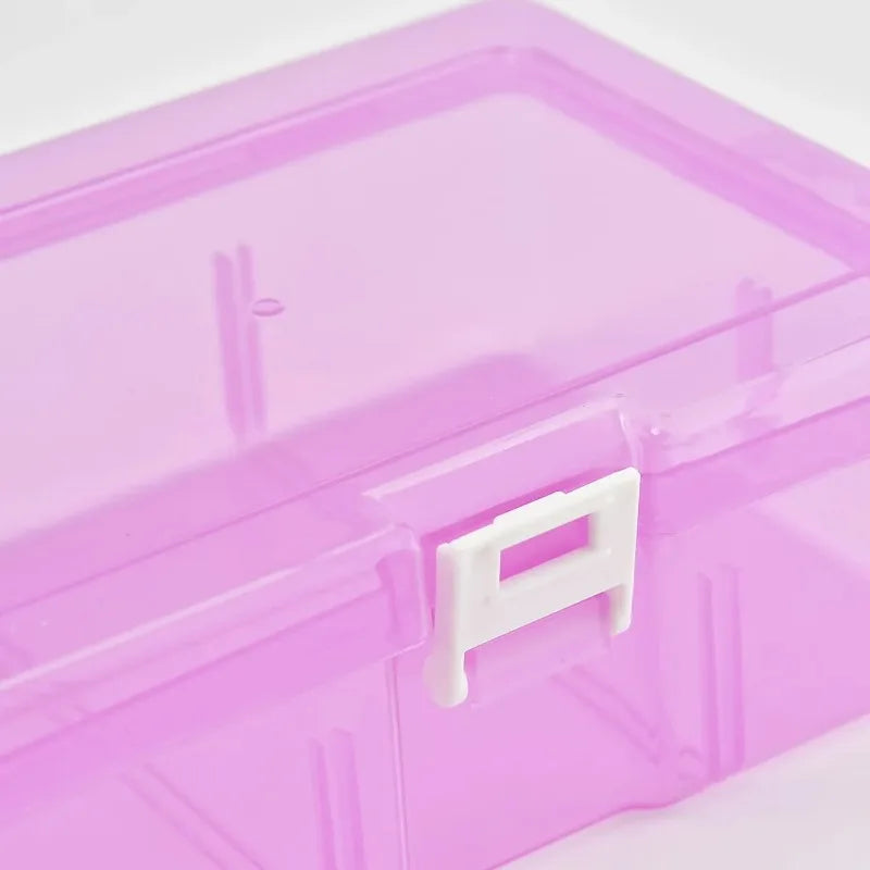 Transparent Plastic Storage Boxes for Jewelry and Crafts - Smarsty