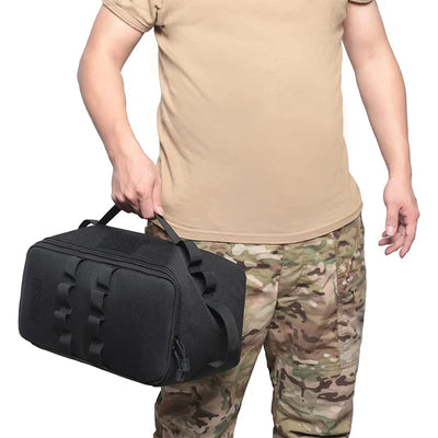 Outdoor Camping Gas Tank Storage Bag Large Capacity Ground Nail Tool Bag Gas Canister Picnic Cookware Utensils Kit Bag - Smarsty