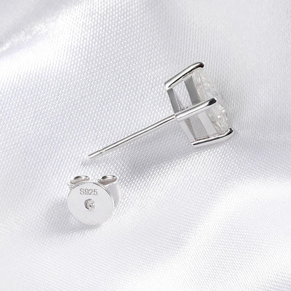 Moissanite Stud Earrings 0.4-5CT VVS Sterling Silver - Smarsty