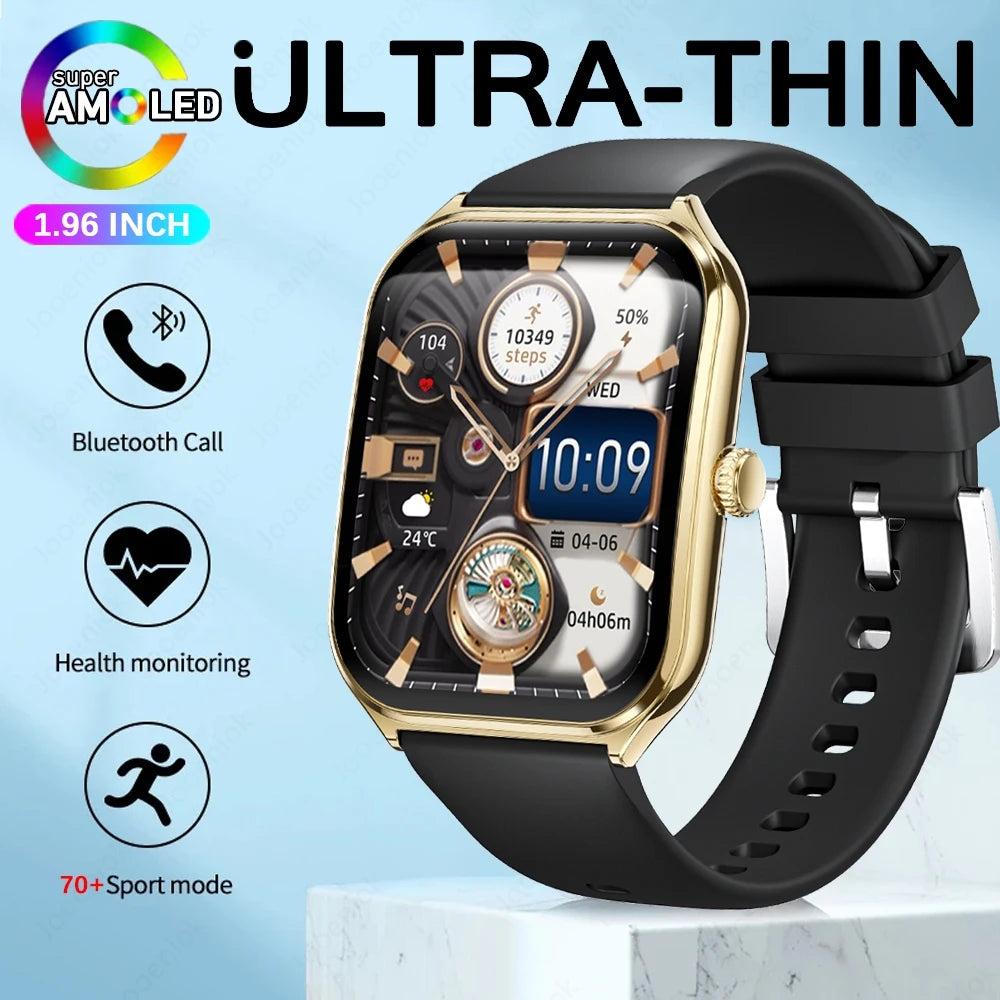 Ultra Thin Smart Watch for Men with AMOLED Screen - Smarsty