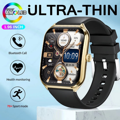 Ultra Thin Smart Watch for Men with AMOLED Screen - Smarsty