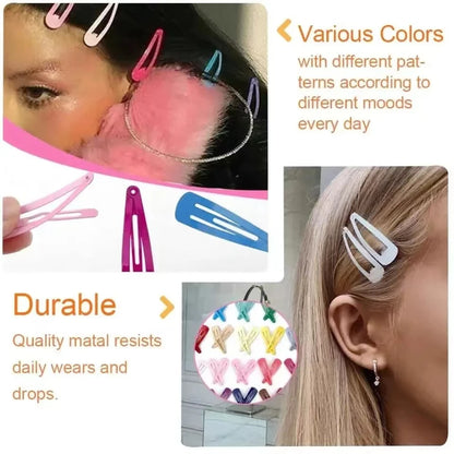 40 Pcs Colorful Hair Clips for Girls with Fun Design - Smarsty