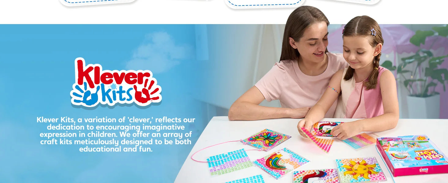 JOYFY 4PCS Window Art 2-in-1 Gems and Gels Suncatcher Diamond and Gels Arts & Crafts Toys for Kids Christmas Birthday Gifts