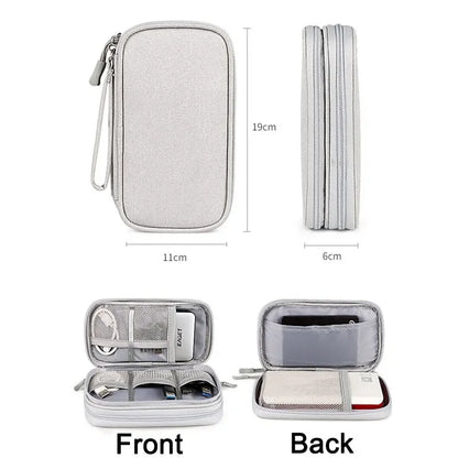 Portable Travel Cable Organizer Bag With Multi Layer - Smarsty