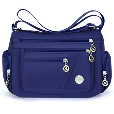 Nylon Crossbody Bag With Multi Compartment Pockets Everyday - Smarsty