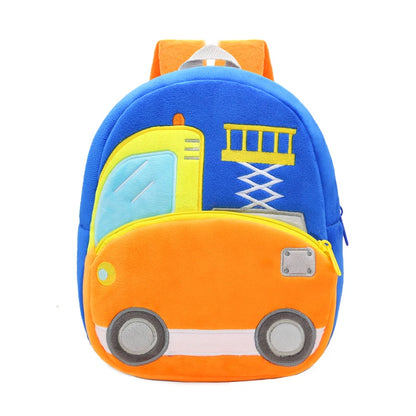Plush Excavator Kids Backpack For Small School Bags - Smarsty