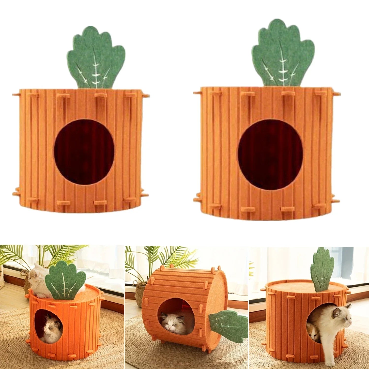 Large Space Felt Cat Nest for Comfortable Rest - Smarsty