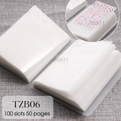 Nail Art Stickers Storage Book for Easy Organization - Smarsty