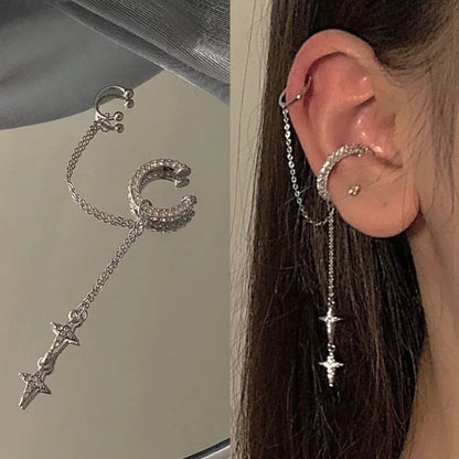 Fashion Minimalist Clip Earrings with Star Design for Women - Smarsty