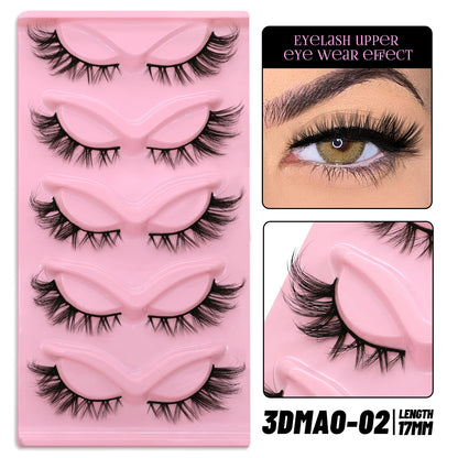 GROINNEYA Winged Cat Eye Faux Mink Lashes - Smarsty