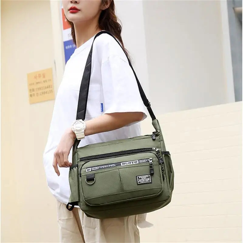 Mens Messenger Bag Crossbody Satchel Waterproof Oxford - Smarsty