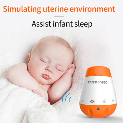Calming Baby White Noise Machine With Voice Sensor Bedtime - Smarsty