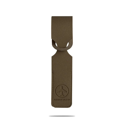 1PC PU Leather Luggage Tag Creative Baggage Suitcase Identifier ID Addres Holder Boarding Tags Portable Label Travel Accessories - Smarsty