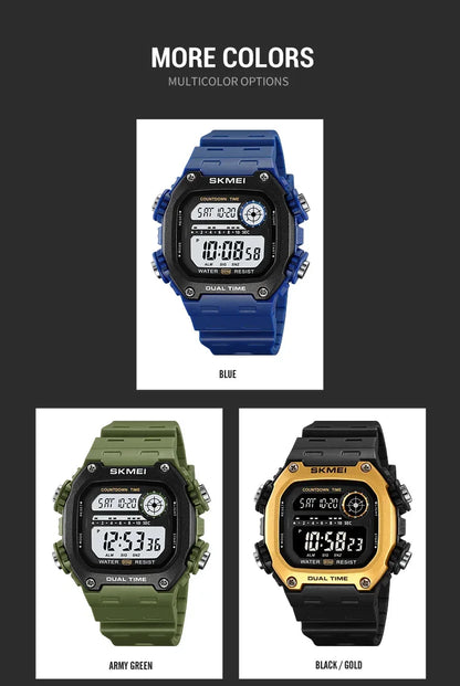 Skmei 2126 Waterproof Digital Sports Watch for Men - Smarsty