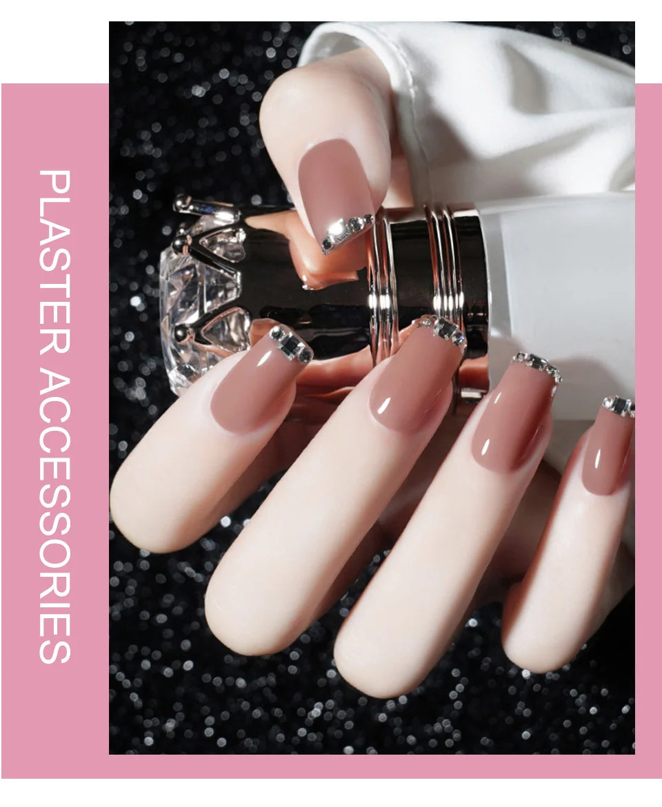 Poly Nail Gel Set With 6W LED Lamp For Beginners - Smarsty