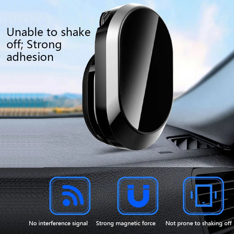 Rotatable Magnetic Car Phone Stand With Foldable Design - Smarsty