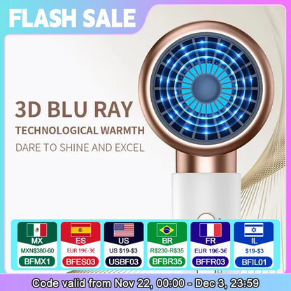 High-Speed Hair Dryer with Low Noise Technology - Smarsty