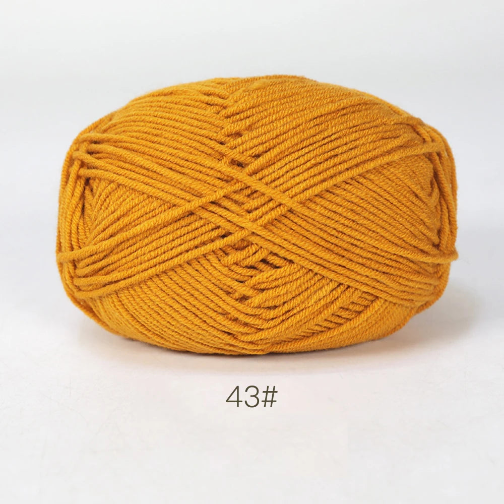 Soft Milk Cotton Yarn for Hand Knitting Projects - Smarsty