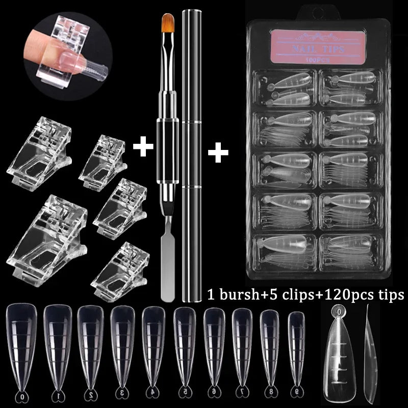 Acrylic Nail Tips Kit for Quick DIY Manicures - Smarsty
