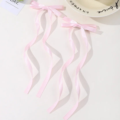 Fabric Hair Bow Clips Set for Women and Girls - Smarsty