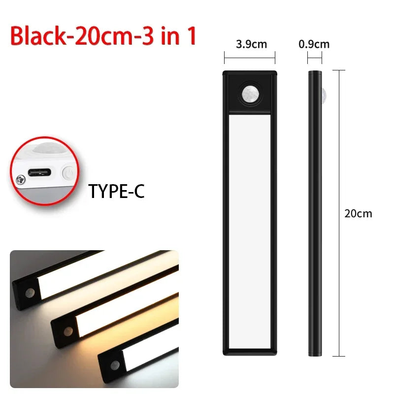LED Motion Sensor Night Light for Cabinets and Wardrobes - Smarsty