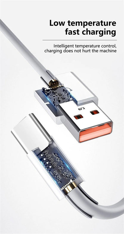 120W Super Fast Charging USB C Cable for Phones - Smarsty