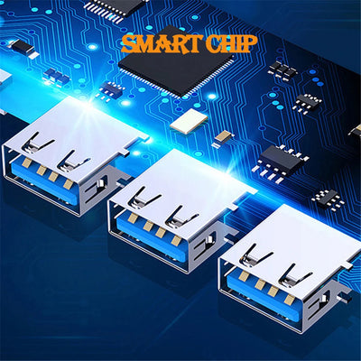 4 Port USB 3.0 Hub Ultra High Speed 5Gbps Transfer - Smarsty