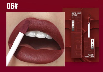 MLSMILE Waterproof Velvet Satin Lip Glaze Liquid - Smarsty