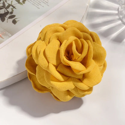 16 Color Rose Flower Hair Claw Clips Medium Secure Grip - Smarsty