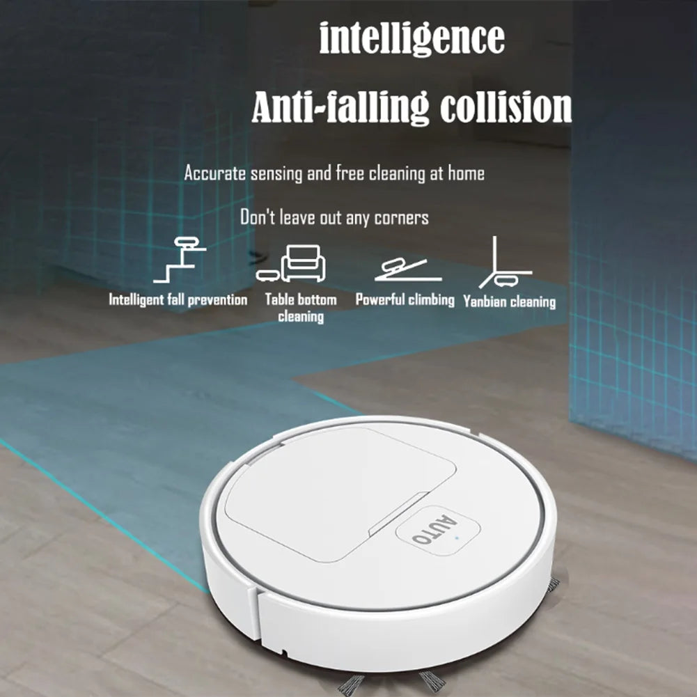 3-in-1 Robot Vacuum Cleaner USB Rechargeable Smart Navigation To Avoid Objects Automatic Cleaning Sweeping Machine Sweeper Robot - Smarsty