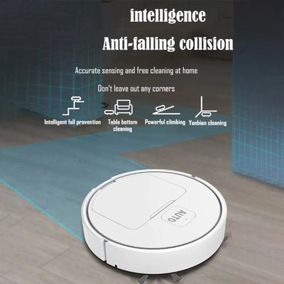 3-in-1 Robot Vacuum Cleaner USB Rechargeable Smart Navigation To Avoid Objects Automatic Cleaning Sweeping Machine Sweeper Robot - Smarsty