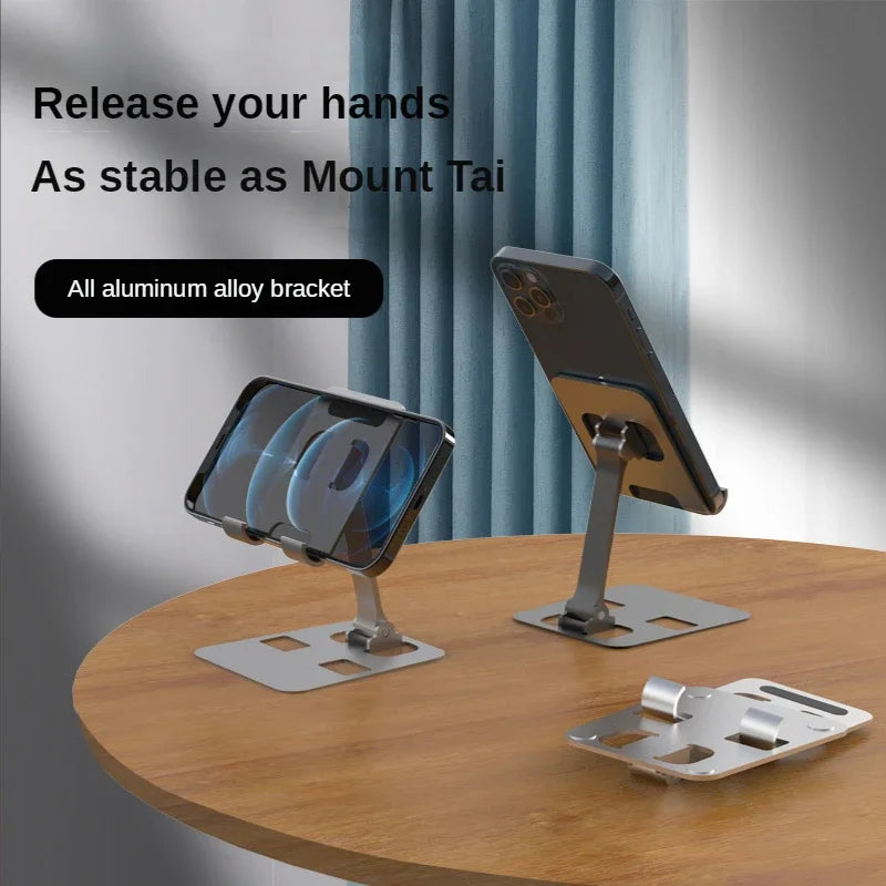 Universal All Aluminum Foldable Desk Phone And Tablet Stand - Smarsty