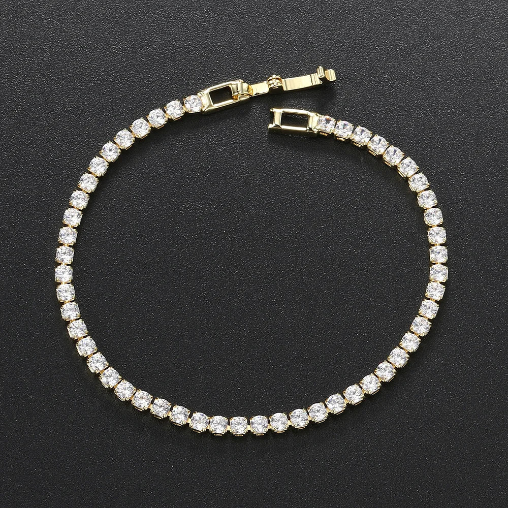 Zirconia Tennis Bracelet for Women Elegant Wedding Jewelry - Smarsty